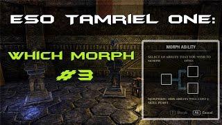 ESO One Tamriel: Which Morph #3 - Sorcerer (Dark Magic Skill Line)