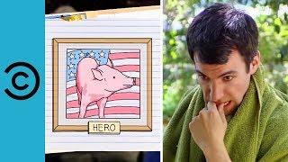 Hero Pig Saves A Drowning Goat | Nathan For You