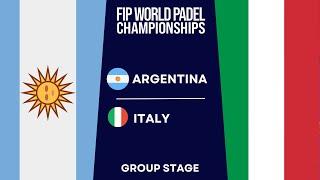 ARGENTINA vs ITALIA - Dia 1 - RESUMEN COMPLETO (3 PARTIDOS) - WORLD PADEL CHAMPIONSHIPS 2024