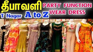 T Nagar Shopping A to Z ShopDiwali Party Wear, Function Wear Dress, 3pcs Set Collections, online