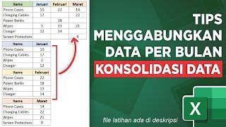 tips for combining data per month | creating a consolidated report