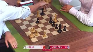 GM Ding Liren (China) - GM Carlsen (Norway) FF + PGN123 Blitz