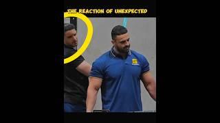 Unexpected Reaction//Anatoly  FAKE cleaner #shortsvideo #gym #anatoly #prankster