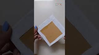 How to make mini canvas at home | DIY canvas | Homemade canvas |#shorts #youtubeshorts #diy #canvas