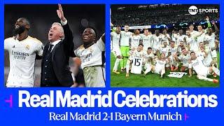 FULL-TIME CELEBRATIONS: ️ Real Madrid beat Bayern Munich to reach Champions League Final!