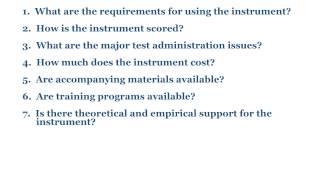 Globalization in Education: Selecting an Instrument for an Intercultural Training Program