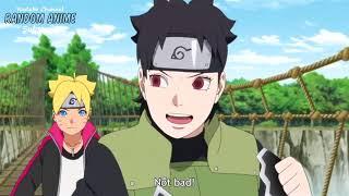 Mirai Sarutobi Vs Boruto Sarada & Mitsuki Full Fight Boruto Naruto Next Generations Episode 38