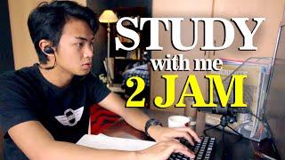 2 jam belajar bareng (study with me, real-time, tanpa musik)