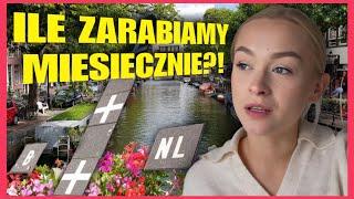 Ile ZARABIA rodzina 2+2 w Holandii/Belgii miesięcznie? 