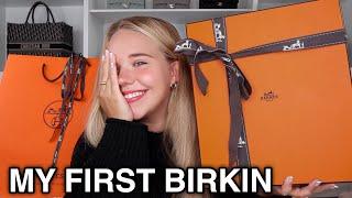 UNBOXING MY FIRST HERMES BIRKIN !!!  | MY ULTIMATE UNICORN & HOLY GRAIL BAG * I can't believe it*