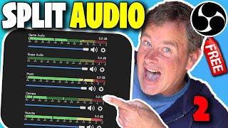 Split Audio in OBS Studio FREE!