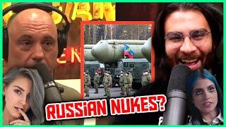 Hasanabi Reacts to Joe Rogan on Russia Using Nukes ft. Eva Elfie and Nadya