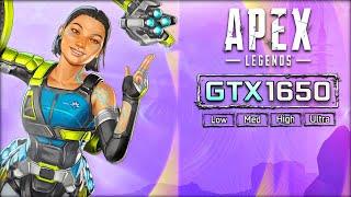 Apex Legends Test in GTX 1650 [1080p Low, Med, High, Ultra Settings]