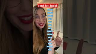 English Reductions to Help You Speak Faster English #Shorts