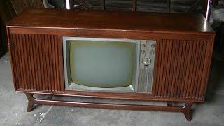 1966 Packard Bell 98C10 Combo Color TV Repair ft FNIRSI 2C53P Oscilloscope Multimeter 50MHz