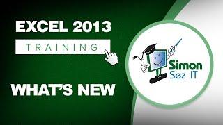 Microsoft Excel 2013 Training - What's New - Excel Training Tutorial