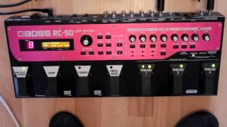 Boss RC-50 Loop Station How To Demo with Tommy Pope on Guitar