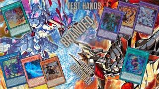 YUGIOH BRANDED DARK MAGICIAN TEST HANDS - POST ALBAZ STRIKE STRUCTURE DECK - BUDGET ENGINE/ANALYSIS!