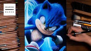 Drawing Sonic the Hedgehog 2 - Sonic [Drawing Hands]