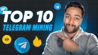 TOP 10 TELEGRAM MINING BOTS - Best Tap & Earn Telegram Bot | Telegram Mining Airdrop