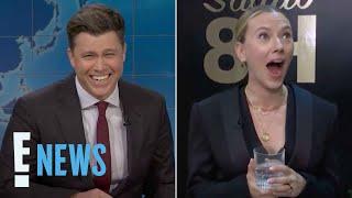 Colin Jost REVEALS Scarlett Johannson’s Reaction to NSFW Saturday Night Live Jokes | E! News