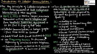 Introduction to CELLULAR COMMUNICATION SYSTEM electronics & communication engineering || EC ACADEMY