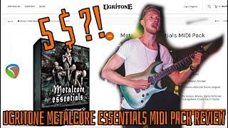 5 DOLLAR METALCORE DRUMS | Ugritone Metalcore essentials MIDI PACK review