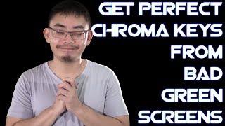 How to: Perfect Chroma Keys from Bad Green Screens.