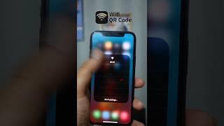 How to create and share WiFi password QR code in iPhone