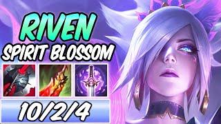 SUSANOO RIVEN | SPIRIT BLOSSOM RIVEN TOP GAMEPLAY | Build & Runes | League of Legends