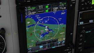 Exploring the TDS GTNXi in Microsoft Flight Simulator