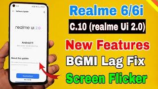 Realme 6 & 6i C.10 realme Ui 2.0 July new update | BGMI lag fix, Camera | realme 6 new update