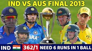 INDIA VS AUSTRALIA 4TH ODI MATCH 2013 | FULL MATCH HIGHLIGHTS | MOST THRILLING MATCH EVER