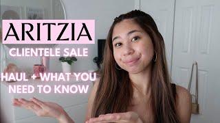 ARITZIA CLIENTELE SALE SUMMER 2021 | shop with me! | on the go