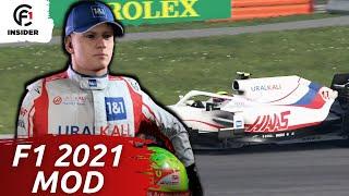 F1 2021 Mod - Mit Mick Schumacher im Haas eine Runde in Ungarn (Codemasters Formel 1 Spiel)