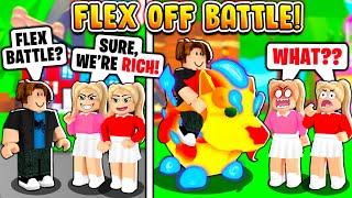 FLEX OFF BATTLE! NOOB WITH A *MEGA NEON* GUARDIAN LION! (Roblox Adopt Me)