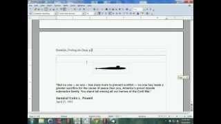 Page numbering a book in OpenOffice Writer