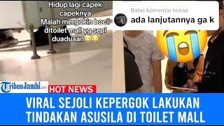 Viral Dua Sejoli Bocil Kepergok Lakukan Tindakan Asusila di Toilet Mall