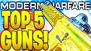 TOP 5 BEST GUNS IN MODERN WARFARE 1.11 PATCH! COD MODERN WARFARE BEST WEAPONS COD MW AFTER UPDATE!