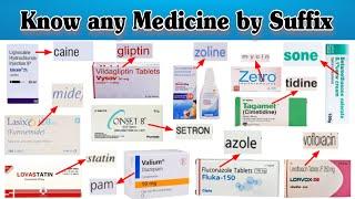 Medicine Suffix | Know any Medicine by Suffix | Pharmacy