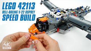 LEGO 42113 Bell-Boeing V-22 Osprey SPEED BUILD & PARTS LIST [4K]