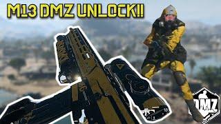 HOW TO UNLOCK THE M13 IN WARZONE 2 / DMZ !!! (EASY UNLOCK GUIDE)