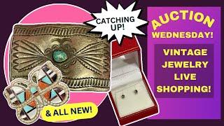 Consignor Jewelry Auction! Vintage Jewelry Live Shopping!  𝐋𝐈𝐒𝐓 𝐁𝐄𝐋𝐎𝐖⬇︎