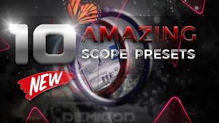 AlightMotion 10 Scope Presets | Free Presets | Part - 1 | DEMIGOD