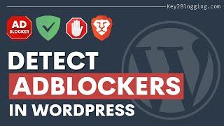 Detect Ad Blocker in WordPress Website | Anti Adblock script for WordPress (without Plugin)