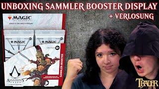 MTG Assassin's Creed Sammler Booster Display Opening deutsch | universes beyond | Trader 2024