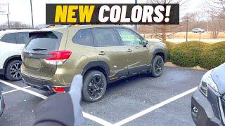 Color Options on the 2022 Subaru Forester