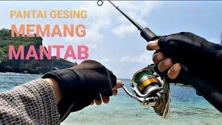 MANCING DI PANTAI GESING || PEMANDANGAN NYA MEMANG MANTAB KANGBROO !!!!