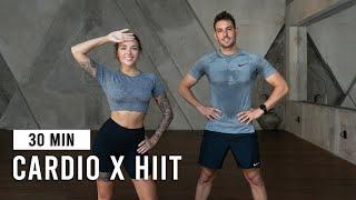 30 MIN FULL BODY CARDIO HIIT Workout (Intense, No Equipment)