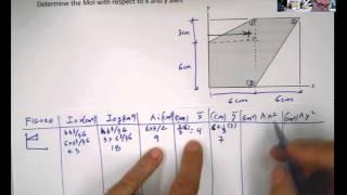 Study Set 10-7 Part 1(MoI composite sections Rectangles and Triangles)